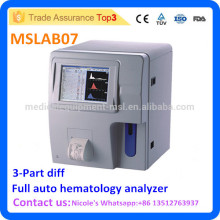 MSLAB07Plus-i Human cheapest Full auto Count blood cell CBC analyzer for the clinic